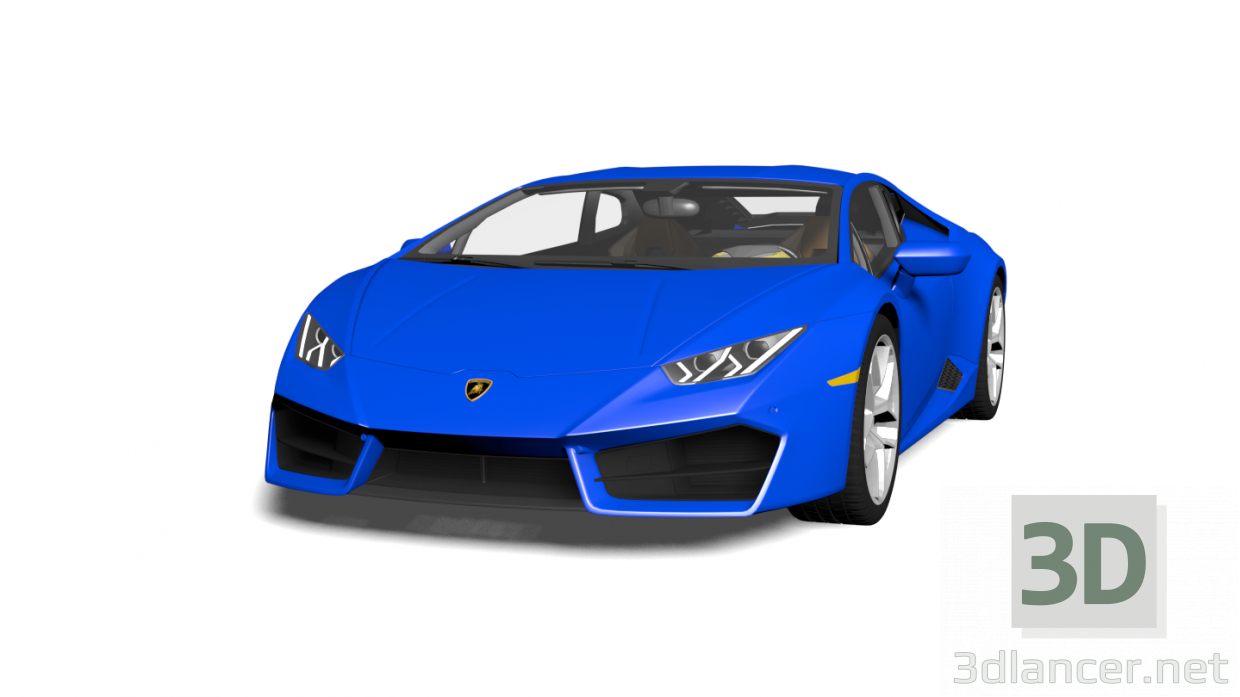 Lamborghini Huracan 3D-Modell kaufen - Rendern