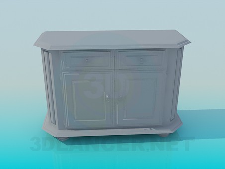 3d model Gabinete en la pared - vista previa