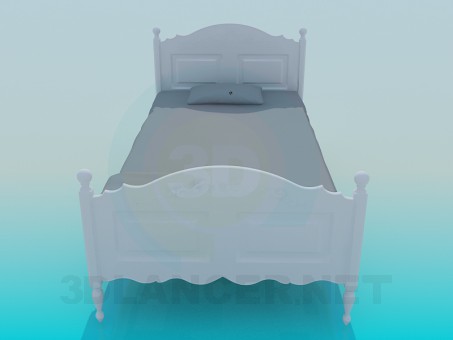 modèle 3D Lit - preview