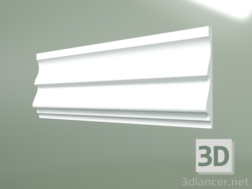 3d model Gypsum molding MT126 - preview