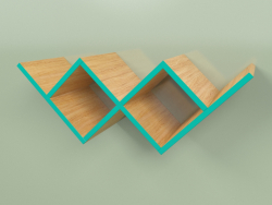 Bookshelf Woo Shelf (turquoise)