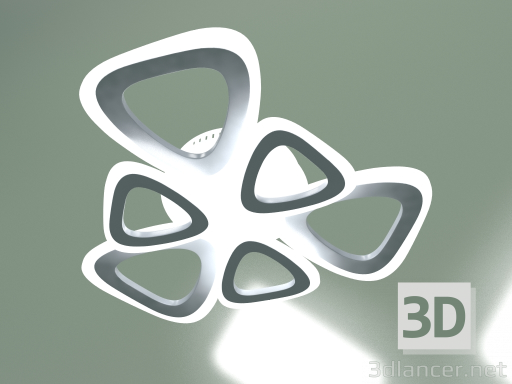 3d model Plafón LED Areo 90216-6 (blanco) - vista previa