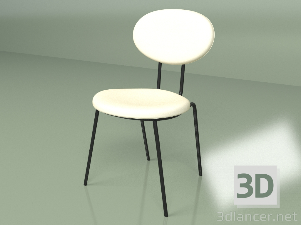 3d model Silla Targa Blanda - vista previa