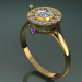 3d women's ring model buy - render