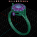 3d women's ring model buy - render