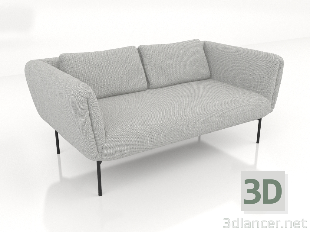 3d model 2-seater sofa (option 1) - preview