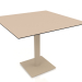 3d model Mesa de comedor sobre pata columna 90x90 (Arena) - vista previa