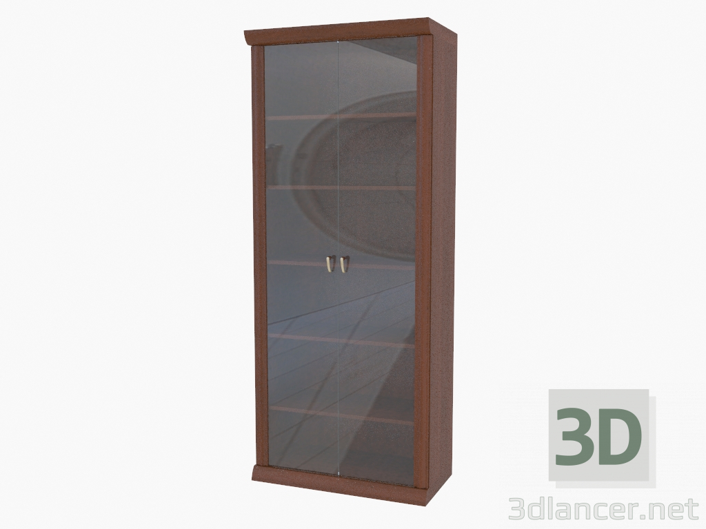 Modelo 3d Prateleira com portas de vidro (261-21) - preview