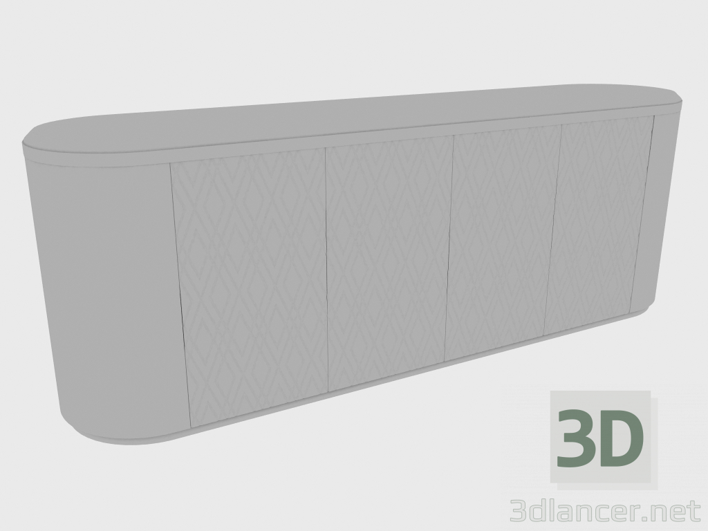 3d модель Шафа для денної зони GORDON CABINET DIAMOND (260x60xH97) – превью