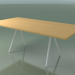 Modelo 3d Mesa retangular 5433 (H 74 - 100x200 cm, pés 150 °, carvalho natural folheado L22, V12) - preview