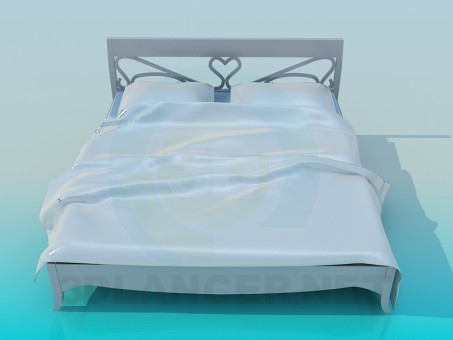 modello 3D Letto - anteprima