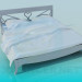 3D Modell Bett - Vorschau