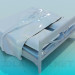 3D Modell Bett - Vorschau
