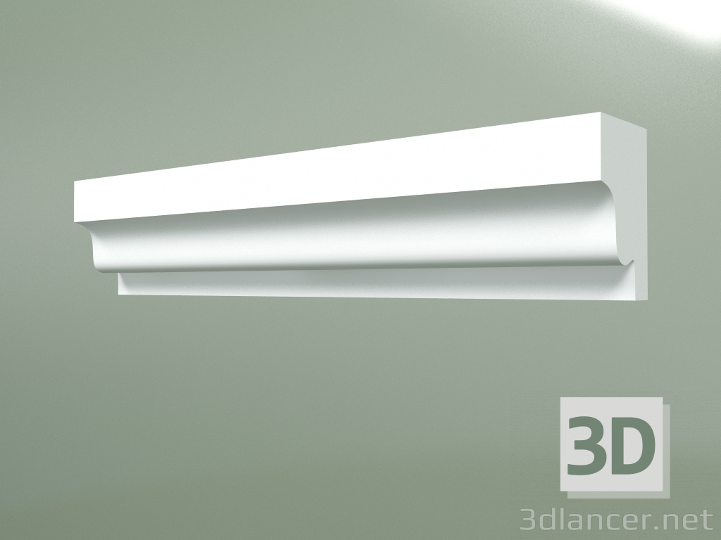 3d model Gypsum molding MT127 - preview