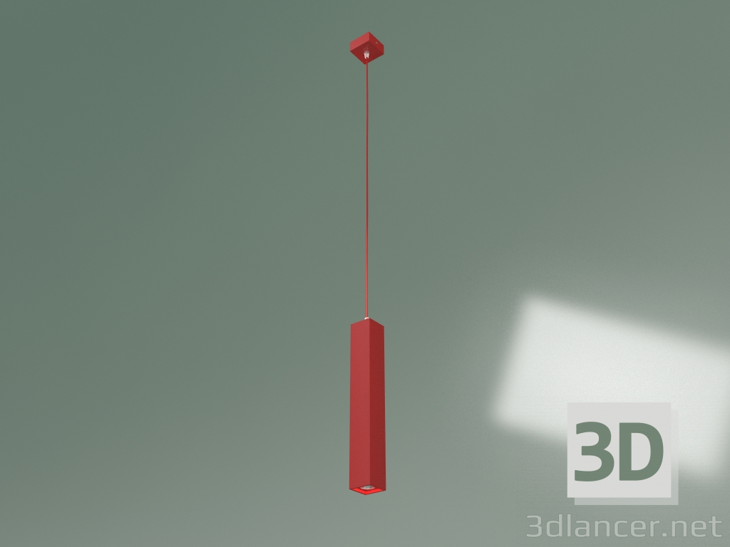 Modelo 3d Lâmpada pendente 50154-1 LED (vermelho) - preview