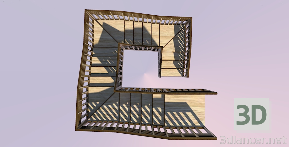 3d model Stairs - preview