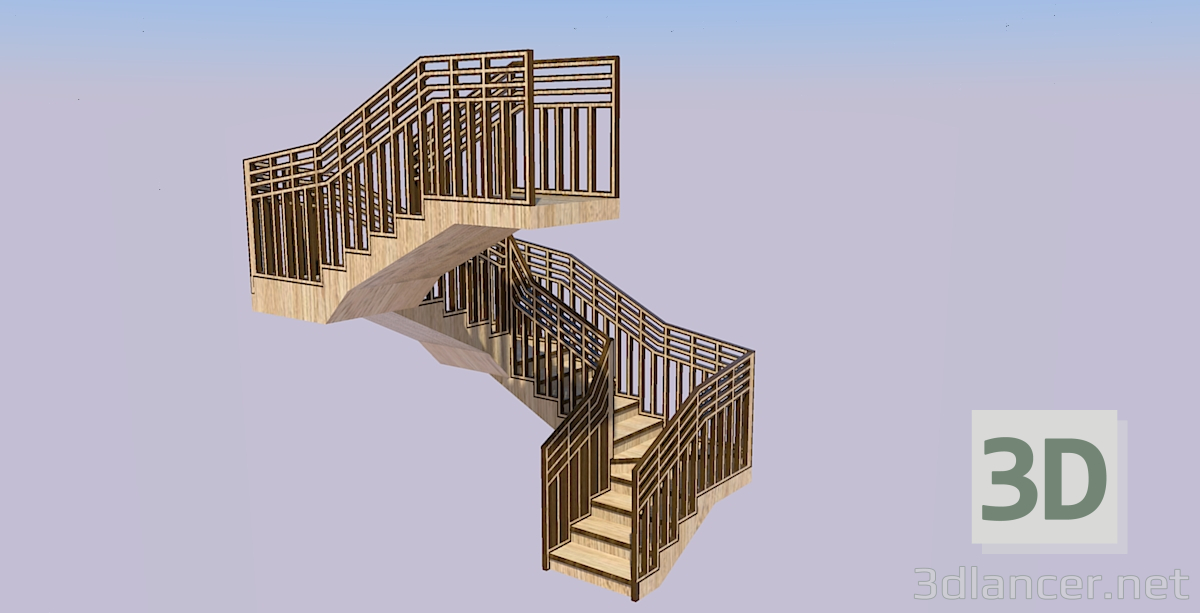 3d model Stairs - preview