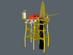 oil derrick.