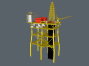 oil derrick.