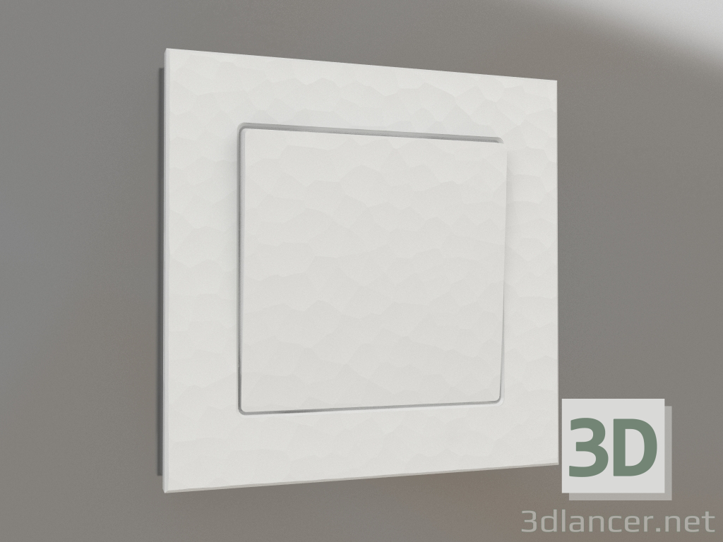 modèle 3D Interrupteur simple (marteau argent) - preview