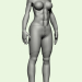 3d model Girl - preview