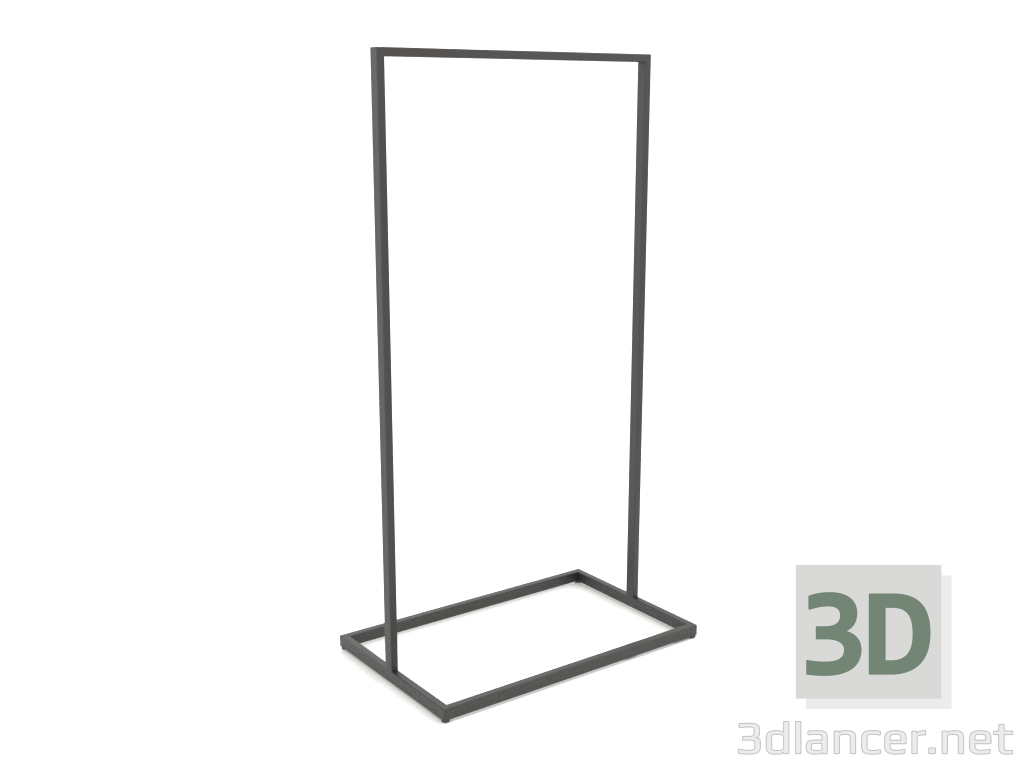 3D Modell Rechteckschiene (100x50x150) - Vorschau