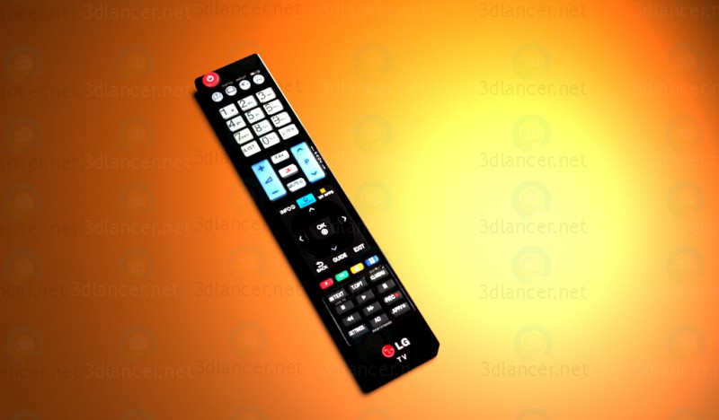 3D modeli TV LG SMART TV uzaktan - önizleme