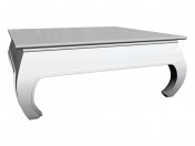 Table basse Opium 90 x 90, blanc