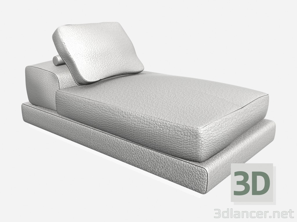 3d модель Шезлонг Albinoni Chaise long – превью