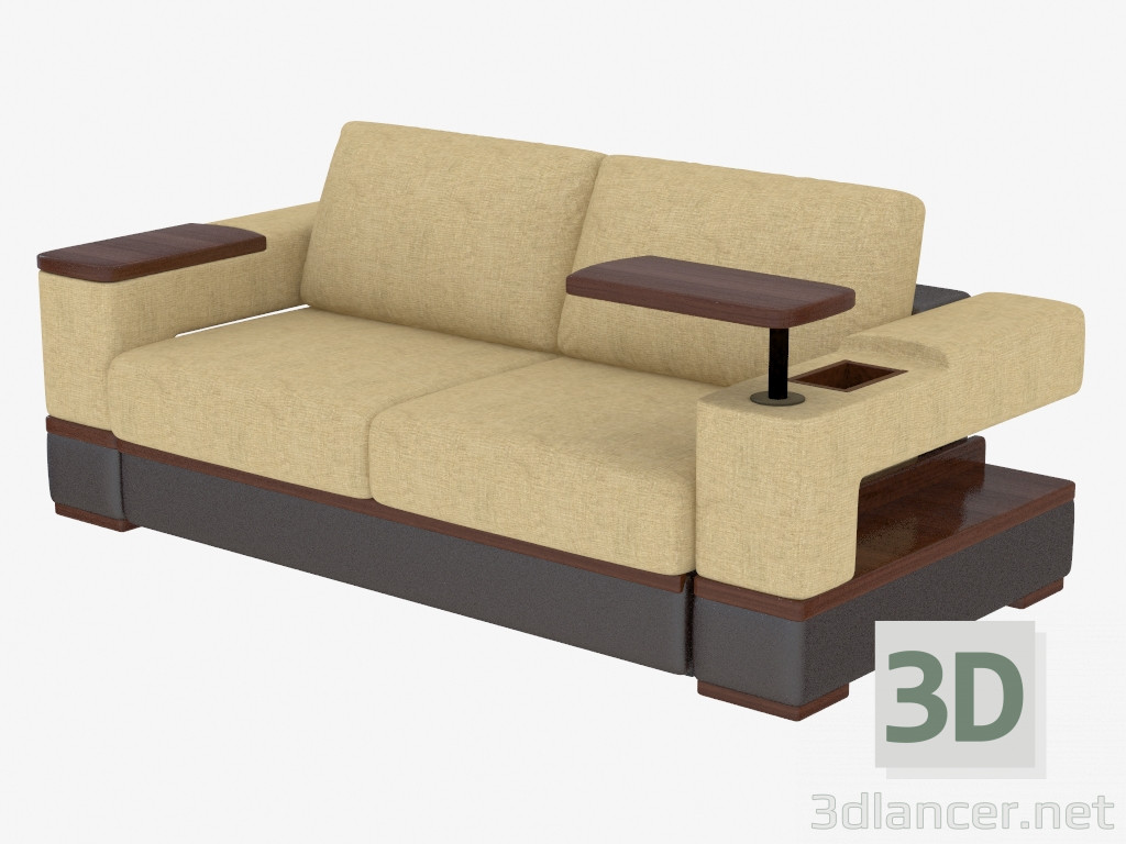 3d model Double sofas - preview