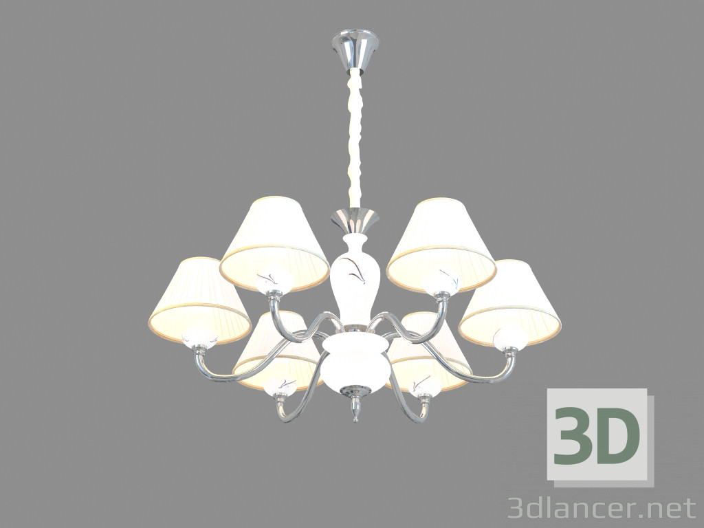 3d model Chandelier A2298LM-6CC - preview