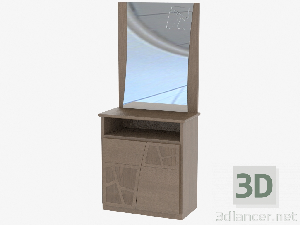 3d model El cofre 2 puertas con un espejo MOIMOL - vista previa