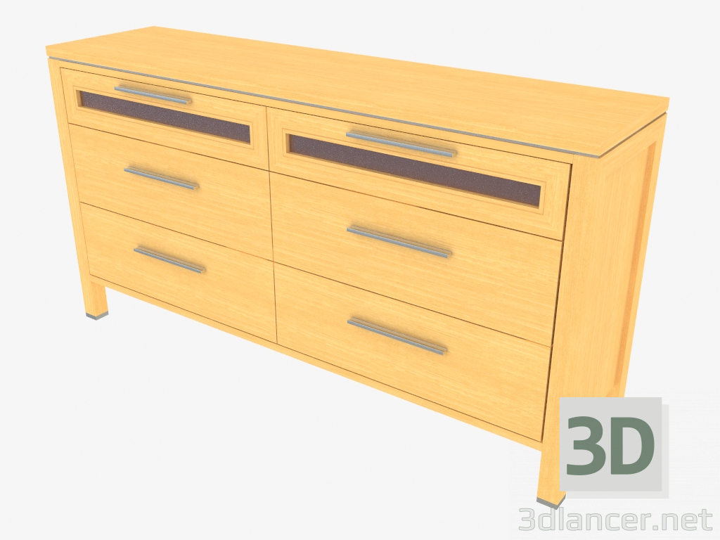 3d model Chest of drawers (7230-40) - preview