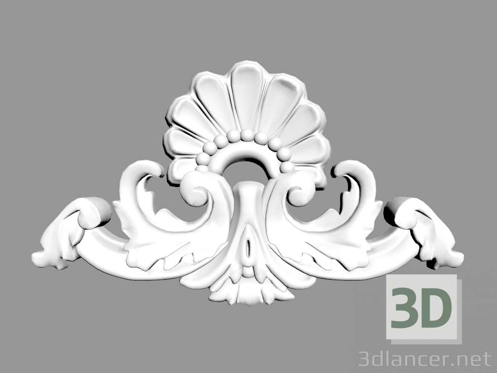 3D modeli Dekoratif panel W703 - önizleme