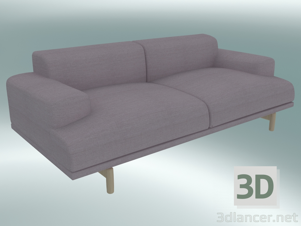 3d model Double sofa Compose (Fiord 551) - preview