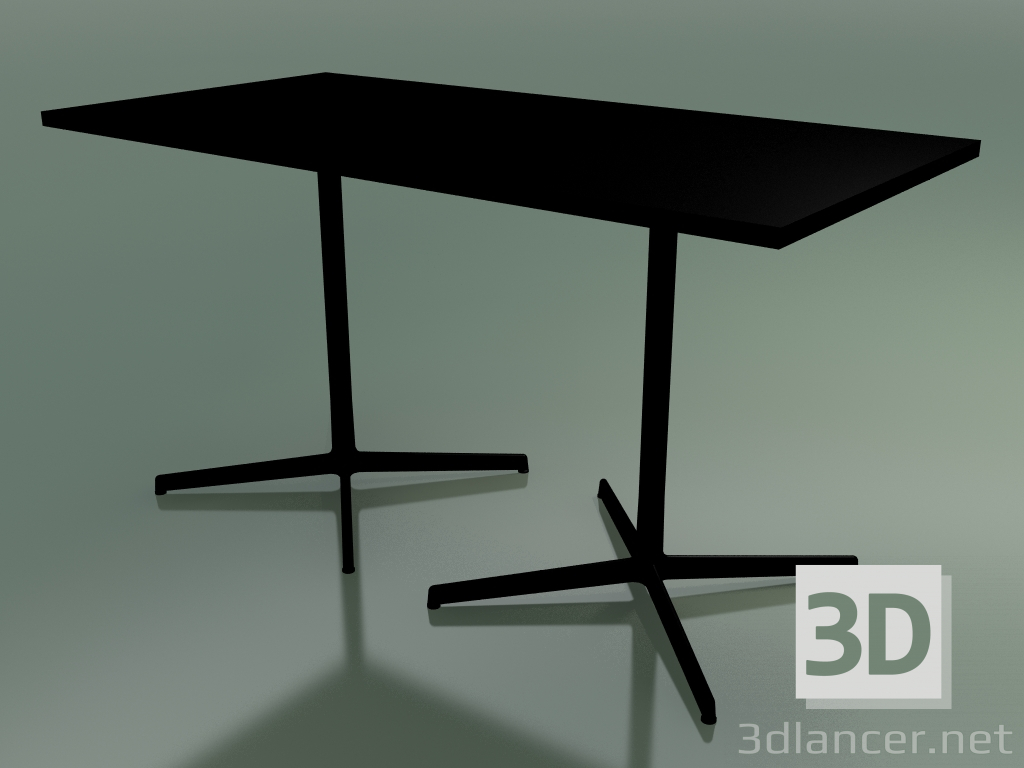 Modelo 3d Mesa retangular com base dupla 5524, 5504 (H 74 - 69x139 cm, Preto, V39) - preview