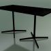 Modelo 3d Mesa retangular com base dupla 5524, 5504 (H 74 - 69x139 cm, Preto, V39) - preview