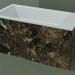 modello 3D Lavabo da appoggio (01R142102, Emperador M06, L 72, P 36, H 36 cm) - anteprima