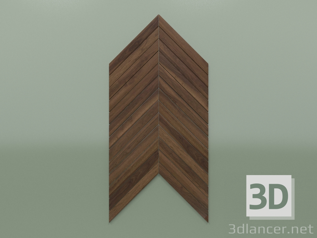 3d model Panel de madera de abeto francés - vista previa