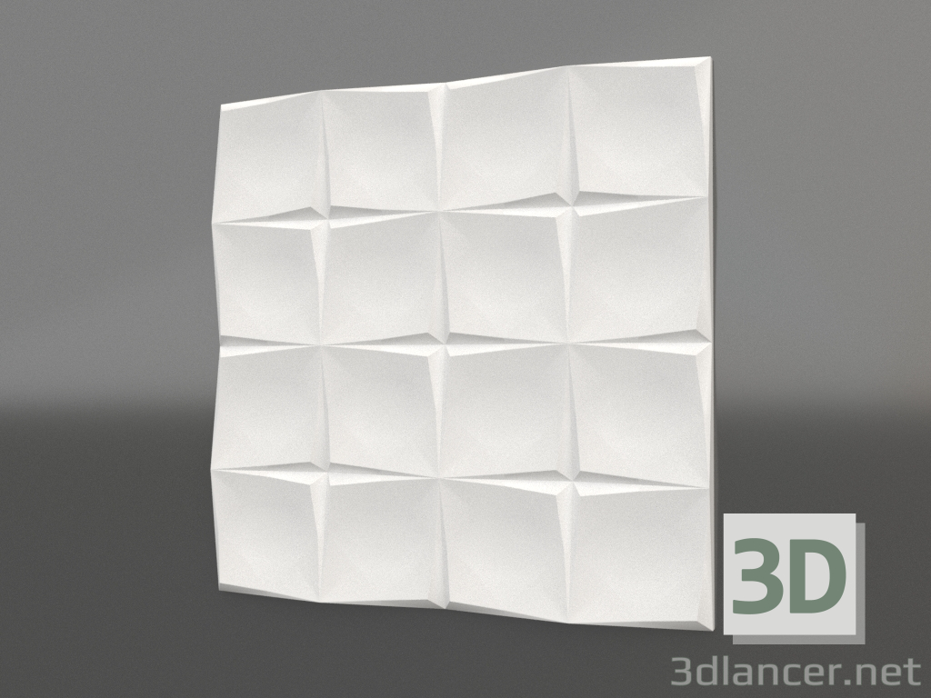 3d model panel 3d M-38 - vista previa