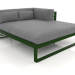 3D Modell XL-Modulsofa, Abschnitt 2 rechts (Flaschengrün) - Vorschau