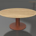 3d model Mesa de comedor Ø170 (terracota, madera de iroko) - vista previa