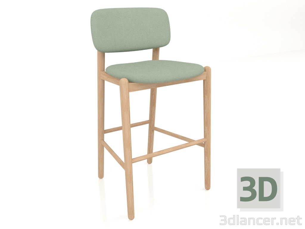 modello 3D Sgabello da bar Mild (03) - anteprima