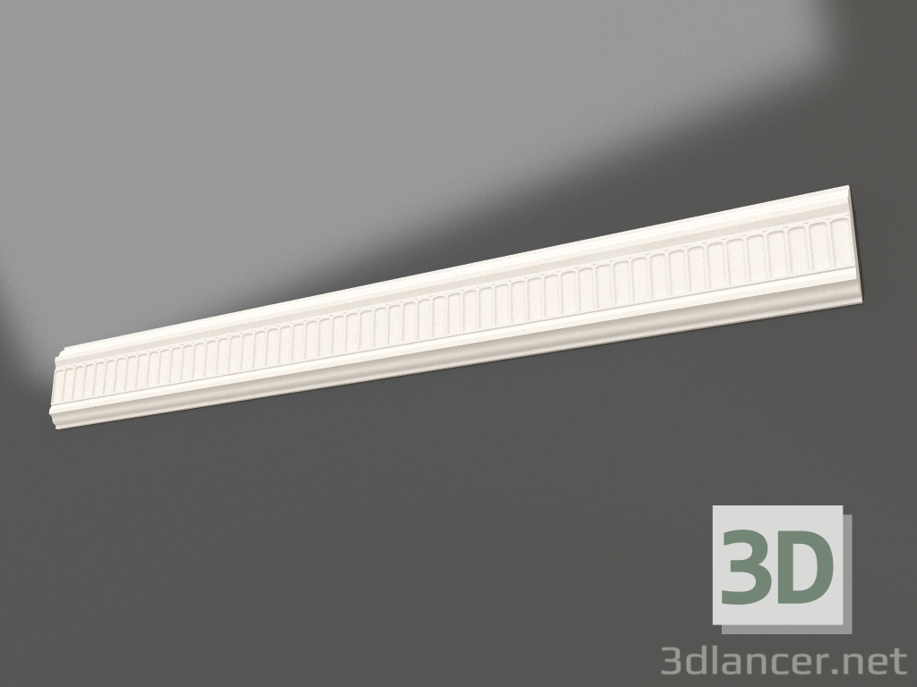 Modelo 3d Friso de gesso LL 004 (125x20x1140) - preview