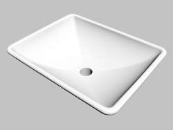 Washbasin mounted on the table top Gardenia (CDG 6U5S)