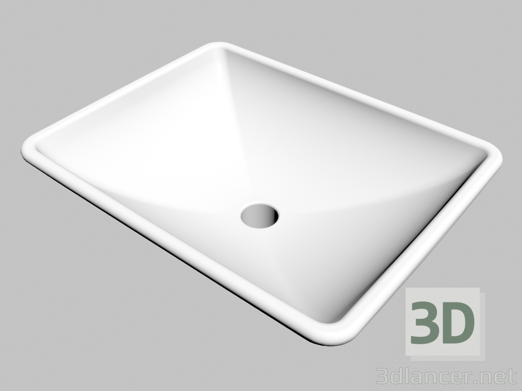 3d model Lavabo montado sobre la mesa Gardenia (CDG 6U5S) - vista previa