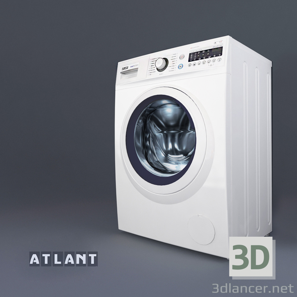 3d model Washing machine ATLANT 10 series SMART ACTION - preview