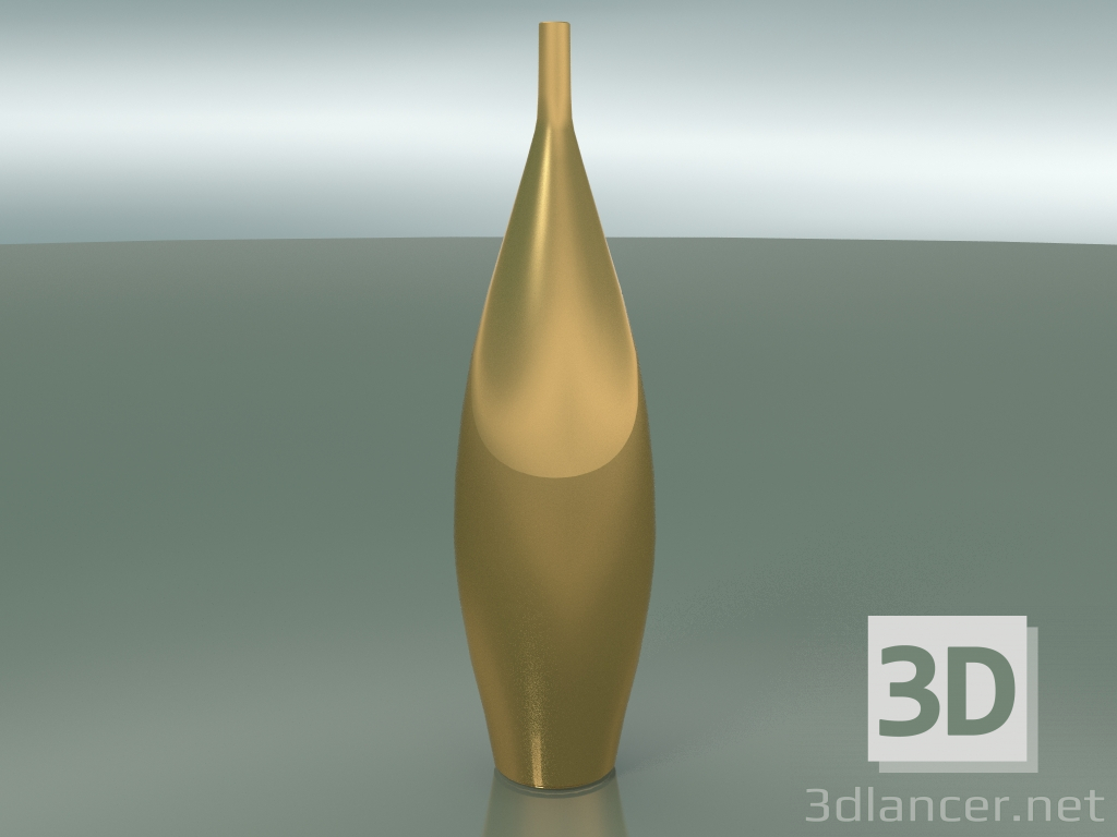 Modelo 3d Vaso Zoe (Dourado) - preview