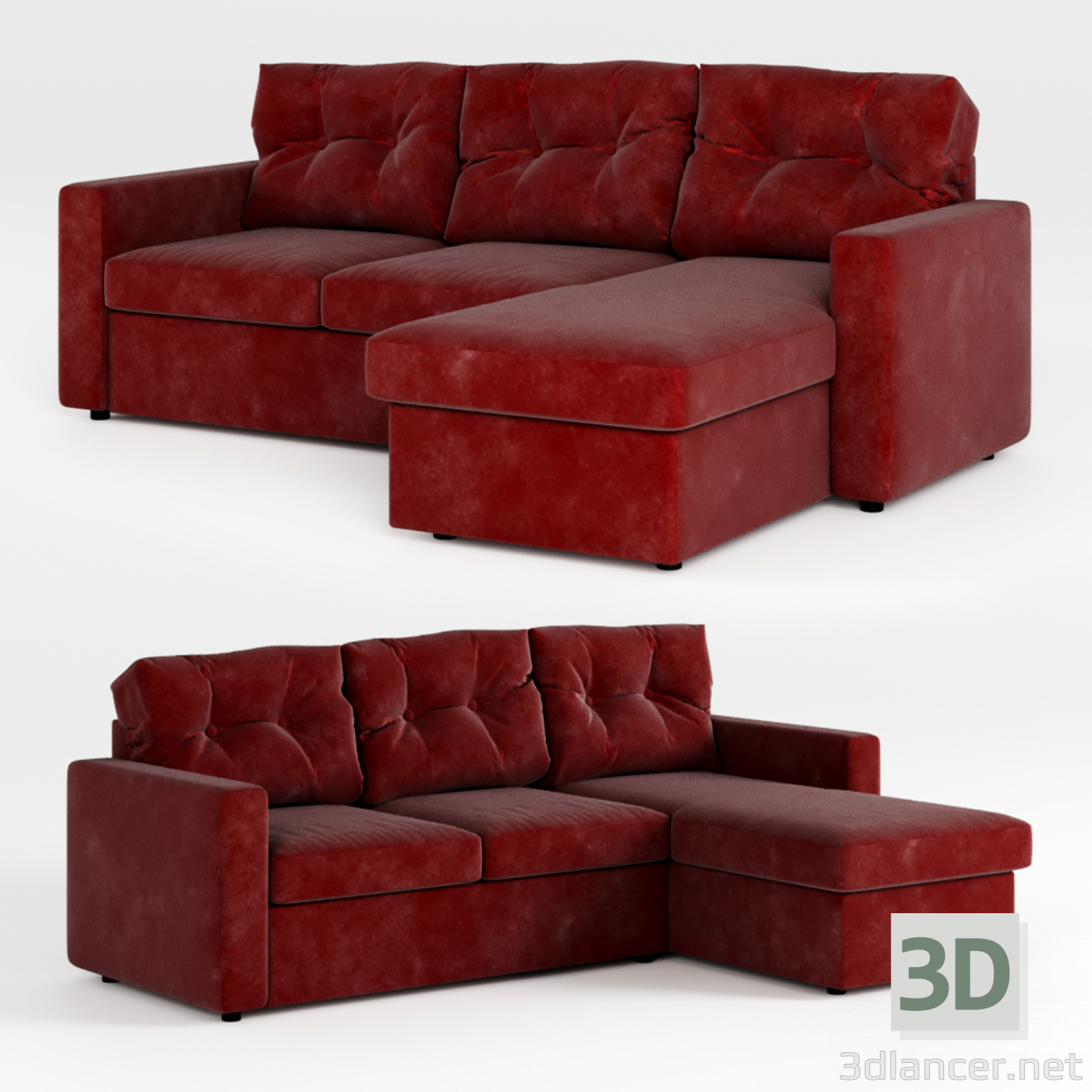 3d Denmark sofa corner модель купити - зображення