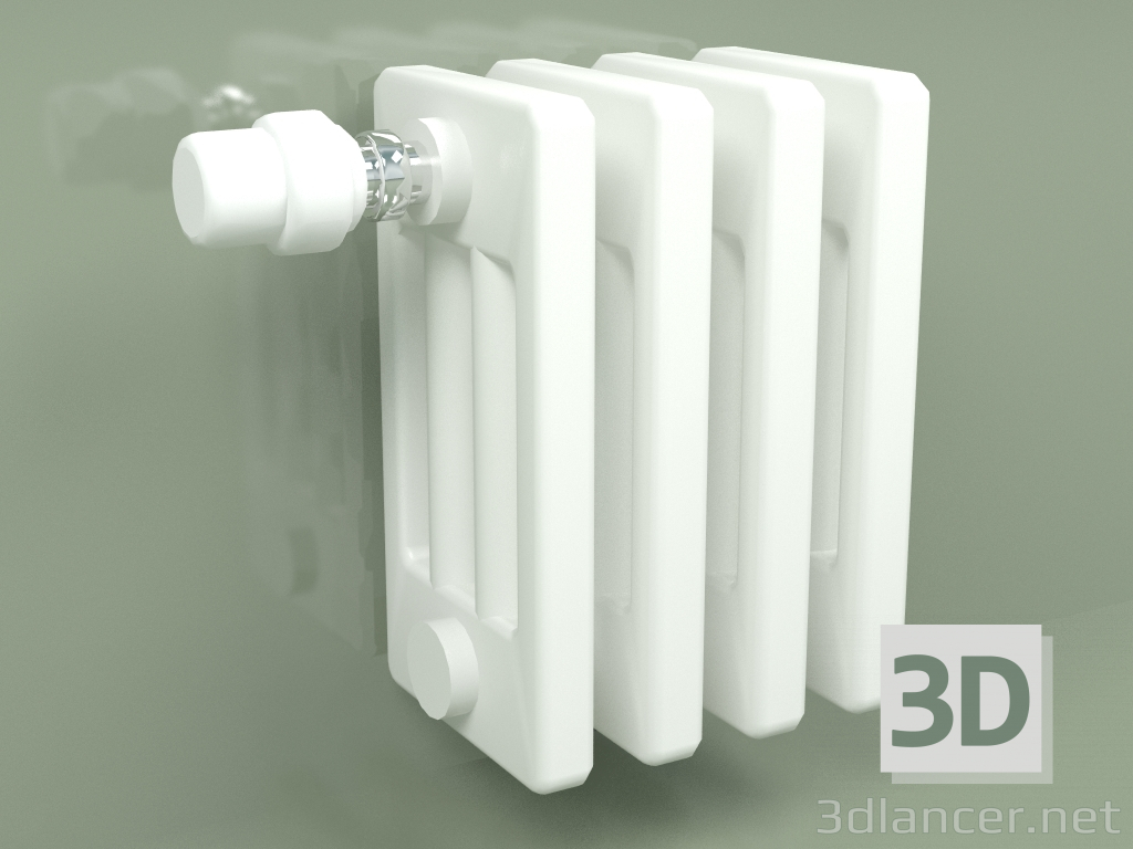 3d model Radiator Delta Laserline (DL4, H 265 mm, RAL - 9016) - preview